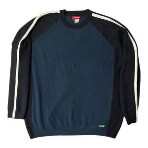 UNIONBAY Sweater Men Size XL Blue Vintage 90s Crew Neck Long Sleeve Acrylic
